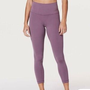 Lululemon High-Waist Active Leggings - dusty rose color size 4